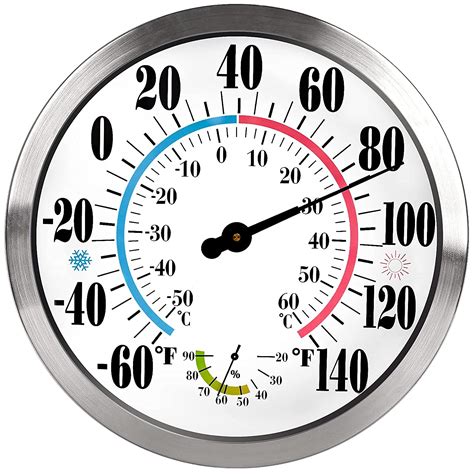 12 Indoor Outdoor Thermometer Outdoor Thermometer Hygrometer