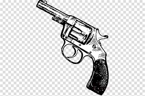 Animated Revolver Black Png Transparent