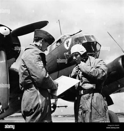 German Pilots During The Battle Of Britain 1940 Stock Photo Alamy