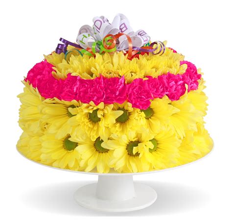 Birthday Fresh Flower Birthday Cake Columbus Oh Florist Flowerama Columbus Same Day