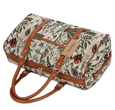 BAOSHA HB-29 Ladies Women Canvas Carry-on Weekender Bag Travel Duffel ...