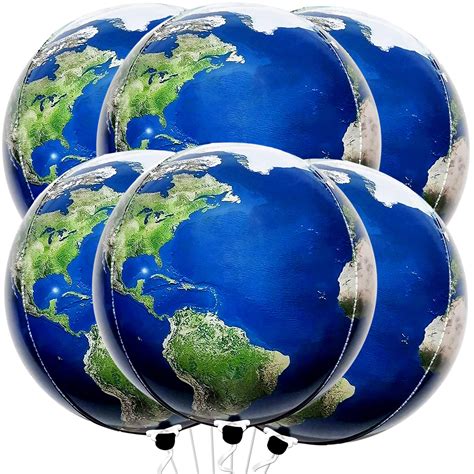 Buy Big 22 Inch Globe Balloons Set Pack Of 6 Travel Themed Party