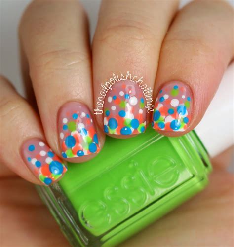 Confetti Dotticure Nail Art And Tutorial With Essie The Nail Polish