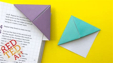 Easy Origami Bookmark Origami Bookmark Bookmarks Diy Woodland Fold