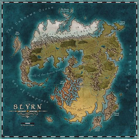 Slyrn By Maximeplasse On Deviantart With Images Fantasy World Map