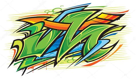 Vector Illustration Of Graffiti Art Stock Illustration By ©slipfloat