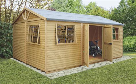 12 X 24 Mammoth Wooden Shed Workshop Contemporary Shed Hampshire