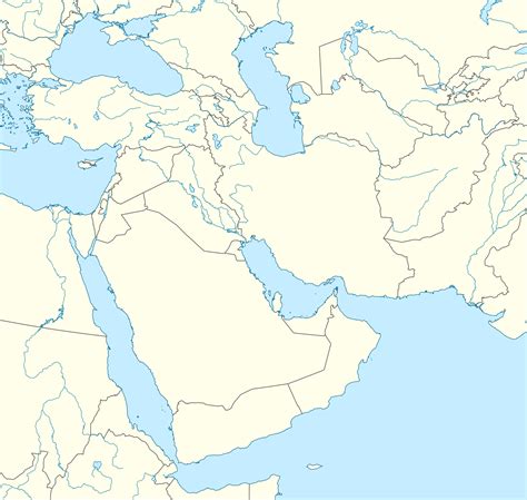 Carte Vierge Du Moyen Orient