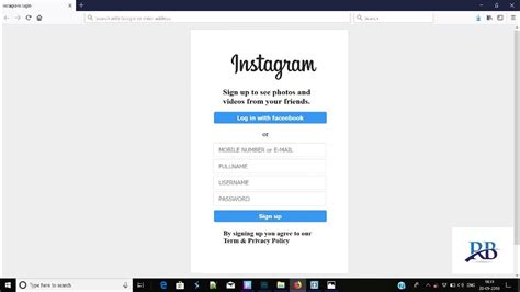 How To Create A Sign Up And Login Page With Html And Cssinstagram Sign