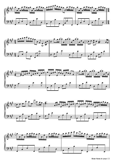 Preview yiruma river flows in you for trumpet in bb and piano original key is available in 3 pages and compose for intermediate difficulty. Partituras de Crepusculo (Twilight) - Bella's Lullaby - River Flows In You - Partituras de piano ...