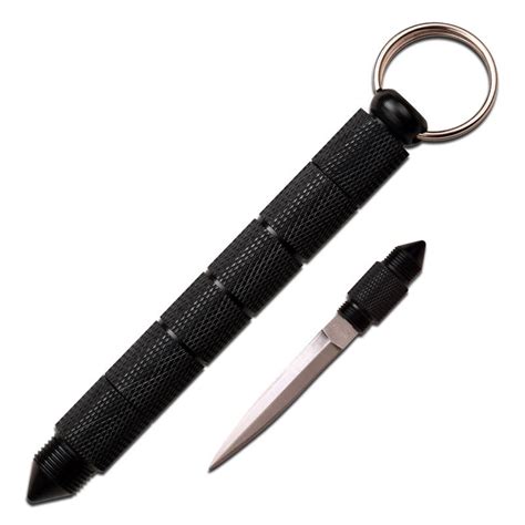 How to use a kubaton for protecting yourself against an attacker. Master USA 7 Inch Overall Kubaton with Stain Blade Black-NK-