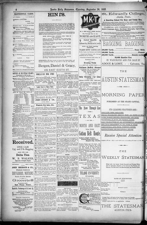 The Austin Statesman. (Austin, Tex.), Vol. 19, No. 36, Ed. 1 Thursday