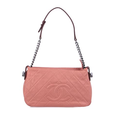 Chanel Classic Handbag Pink Eye