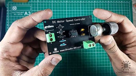 Pwm Dc Motor Controller Using Ne555 Timer Ic Electronics Project