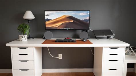It is made using top quality melamine boards. My Minimalist Student Desk Setup - YouTube