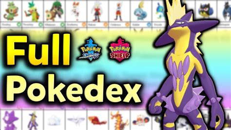 [最新] pokemon sword and shield full pokedex list 263988 ...