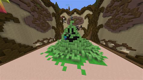 My Friend And I Made A Slime Monster In Duo Build Battle Rminecraft