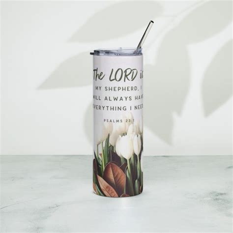 Psalm 231 Stainless Steel Tumbler Etsy In 2023 Stainless Steel