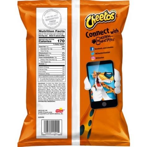 Cheetos Crunchy Cheese Flavored Snacks Flamin Hot Party Size Snack 175 Oz City Market