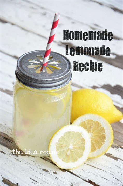 Homemade Lemonade Recipe The Idea Room
