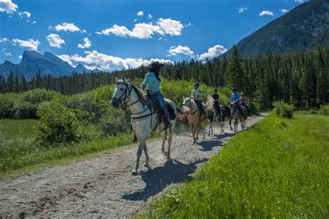 Banff National Park 1 Hour Bow River Horseback Ride Getyourguide