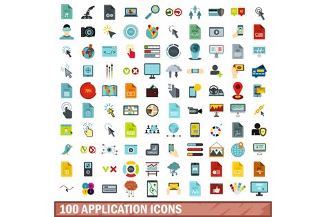 Application Icon Set At Collection Of Application