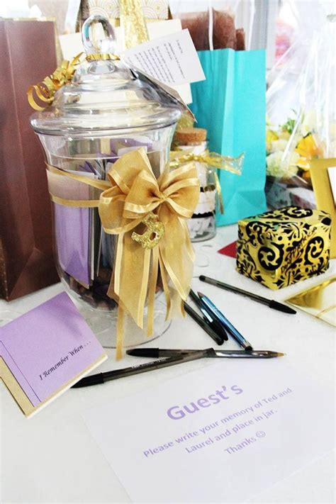 Maybe you would like to learn more about one of these? Memory Jar... I did this for my parents golden wedding ...