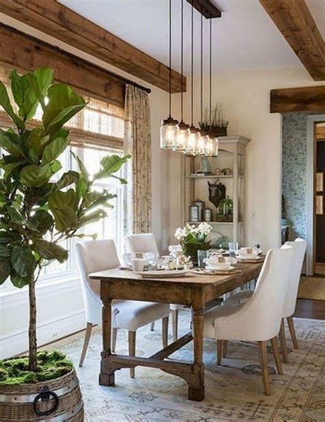 Best Modern Rustic Dining Room Decor Ideas 41 Modern Farmhouse