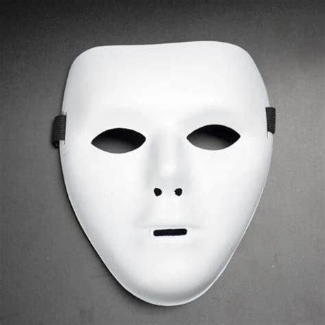Buy Halloween Party White Face Cool Mask Ghost Dance