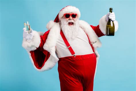 Drunk Christmas Party Santa