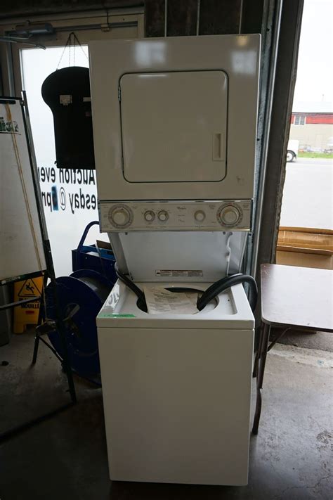 Whirlpool Heavy Duty Thin Twin Stacker Washer Dryer