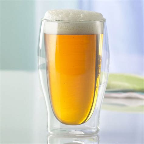 Insulated Double Wall Beer Glasses The Green Head