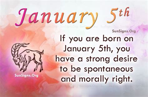 January 5 Birthday Horoscope Personality Birthday Horoscope Birthday