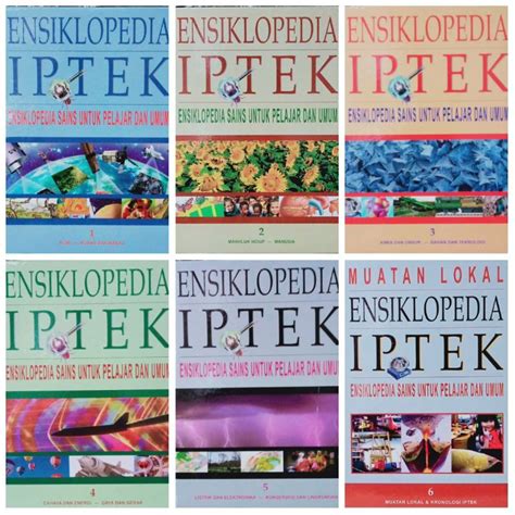 Jual Buku Ensiklopedia Iptek Satu Set 1 6 Shopee Indonesia