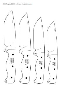 Download pdf knife templates to print and make knife patterns. DIY Knifemaker's Info Center: Knife Patterns II