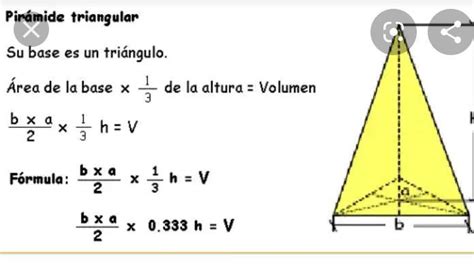 Formula Para Calcular El Volumen De Un Triangulo Equilatero Design Talk