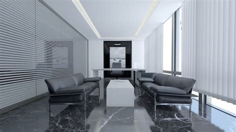 Modern Luxury Office Manager Room Scene 3d Model Cgtrader