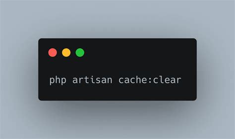 Laravel How To Clear Cache Using Artisan Command Parth Patel A Web Developer