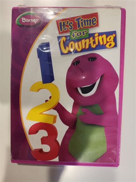 Barney Its Time For Counting Dvd 45986028617 Ebay