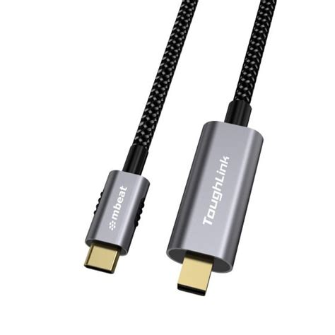 Toughlink 18m Braided Usb C To Mini Displayport Cable