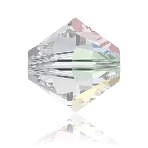 Swarovski Crystal Bicone Beads Crystal Ab 6mm X 10