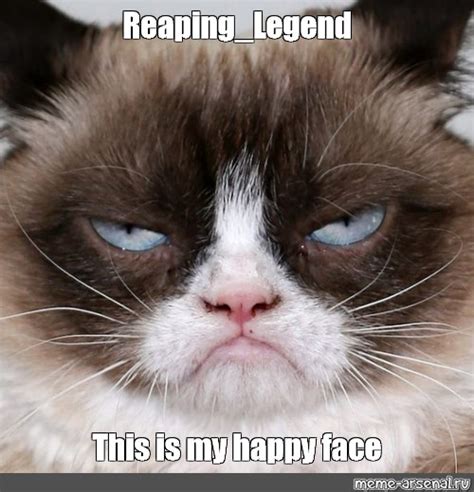 Meme Reapinglegend This Is My Happy Face All Templates Meme