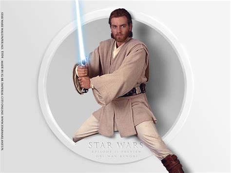 Episode Ii Preview Obi Wan Kenobi Star Wars Wallpaper 25186829 Fanpop