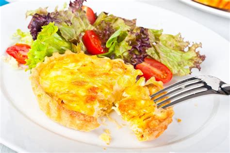 Mini Quiche With Salad Royalty Free Stock Images Image 19315069