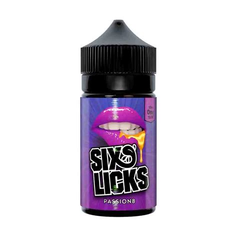 Six Licks Shortfill E Liquid 100ml Vape Juice 70 30 0mg No Nicotine 50ml Sub Ohm Ebay