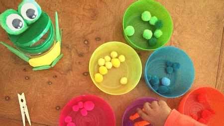 Un juego matemático con material reciclado para aprender a clasificar los colores. Juegos Matematicos Para Niños Con Material Reciclado ...