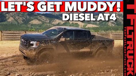2020 Gmc Sierra 1500 At4 Off Road 30l Duramax Takes On Mud And Rocks