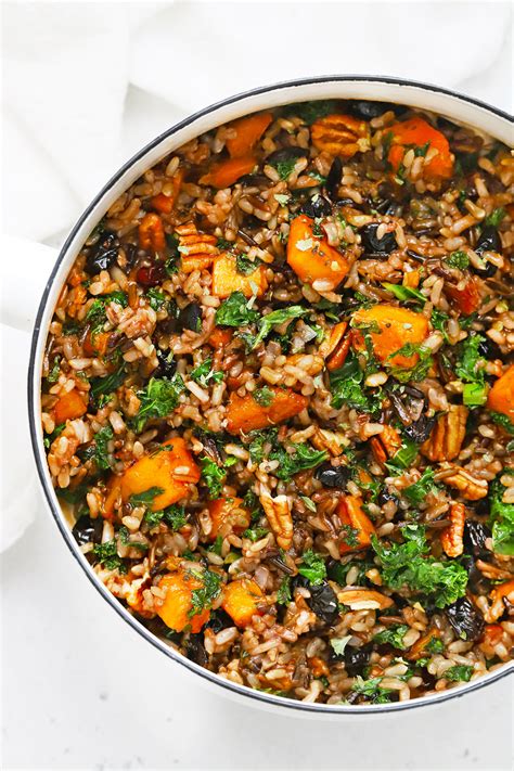 Wild Rice Pilaf With Butternut Squash One Lovely Life
