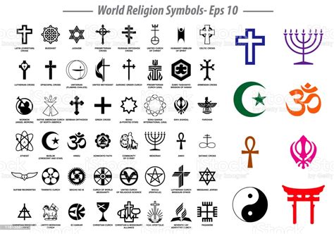 World Religion Symbols Signs Of Major Religious Groups And