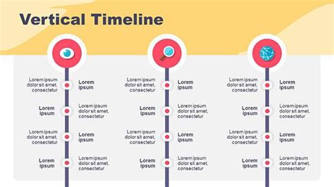 Vertical Timeline Powerpoint Template Free Powerpoint Template